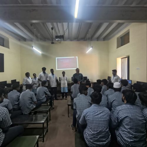 Screen dependency awareness  at muslim hr sec school