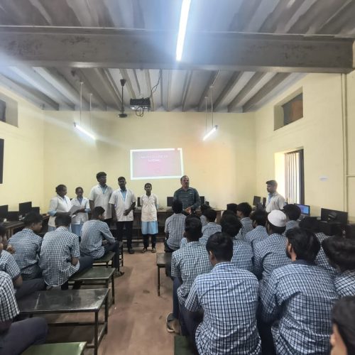 Screen dependency awareness  at muslim hr sec school